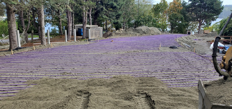Drip Line Placement on Green Space Field