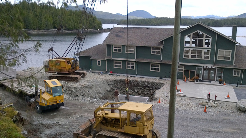 Installation of Septic Tank Shearwater Marine
